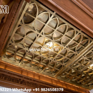 Wooden Ceiling Design Tv Hall Pop Design No-5721