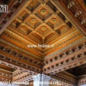 Wooden Ceiling Design Stucco Pop Out Designs No-5738