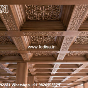 Wooden Ceiling Design Pop Design Top No-5741