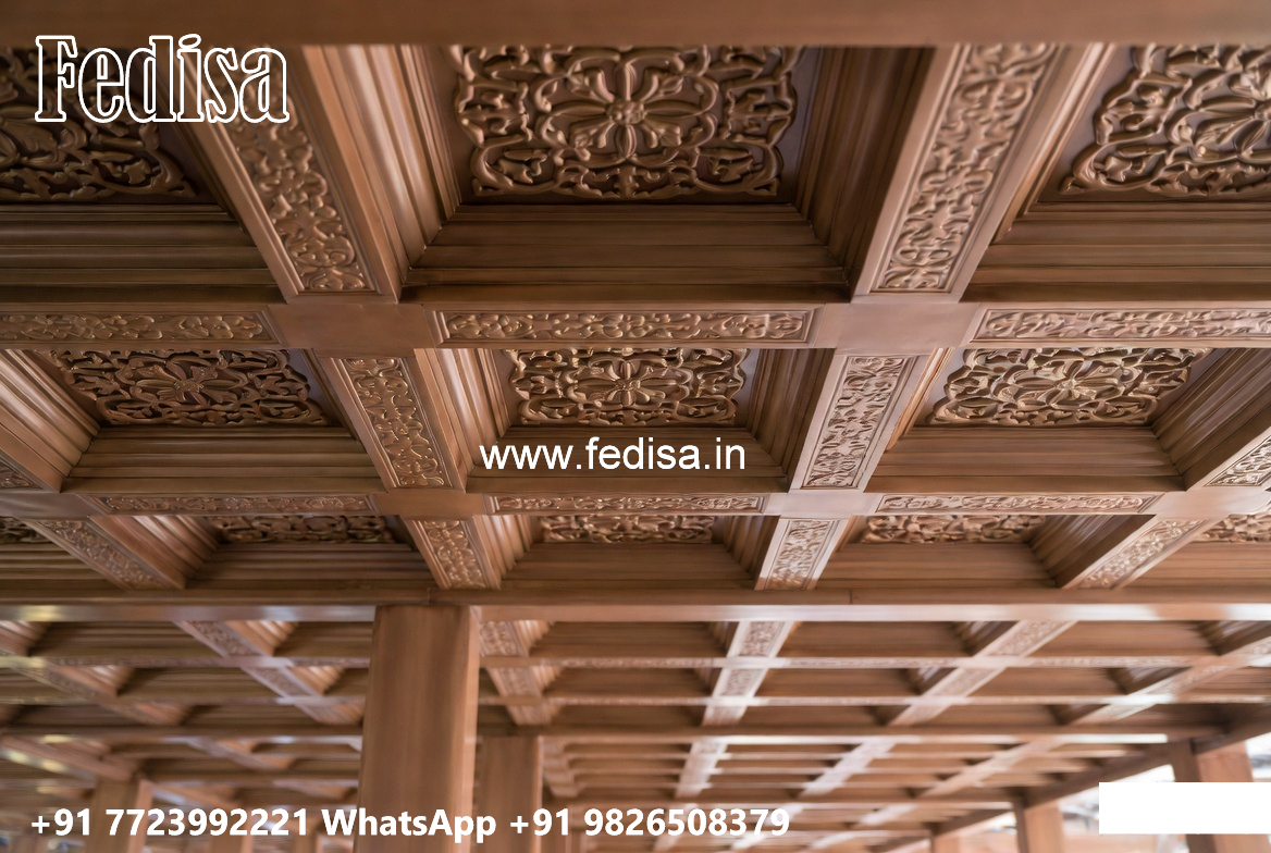 Wooden Ceiling Design Pop Design Top No-5741