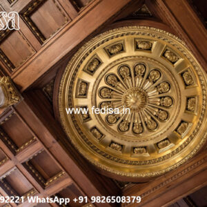 Wooden Ceiling Design Gypsum Ceiling Work Design No-5743