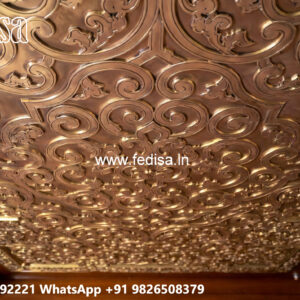 Wooden Ceiling Design Pop Plus Minus Design Bedroom No-5757