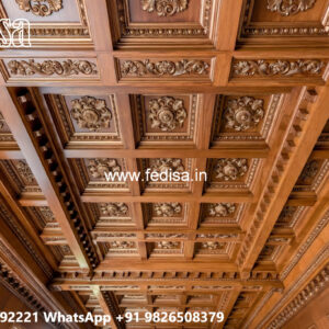 Wooden Ceiling Design Pop Design Hall New No-5842