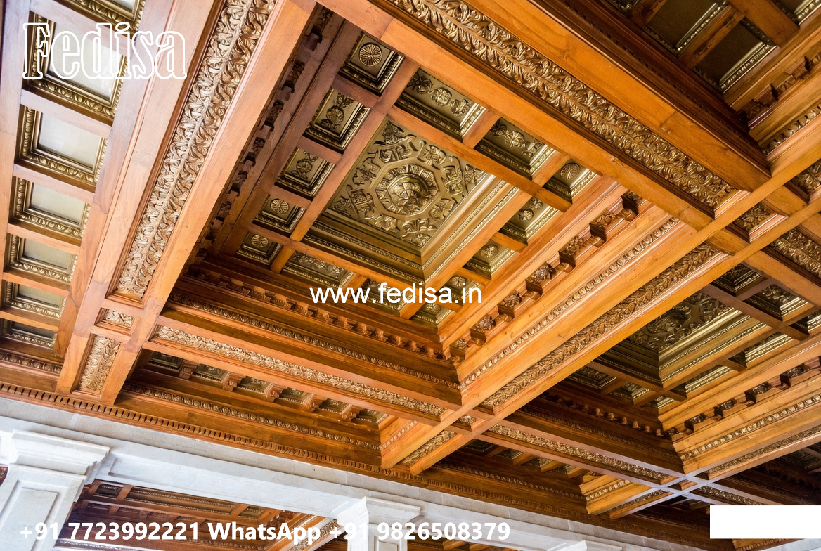 Wooden Ceiling Design Pop Minus Design No-5854