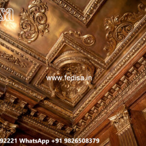 Wooden Ceiling Design Hall Roof Pop Design No-5858
