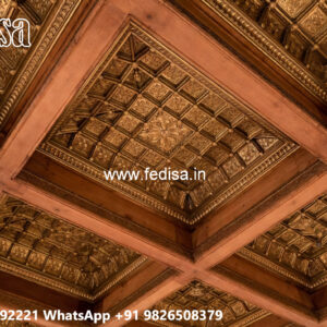 Wooden Ceiling Design Pop Plastic Design No-5867