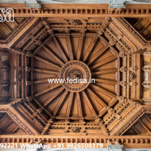 Wooden Ceiling Design Pop Design For Jhumar No-5912