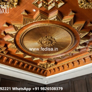 Wooden Ceiling Design Small Living Room Pop Design No-5917