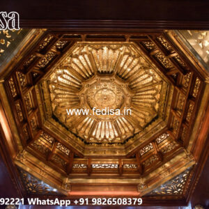 Wooden Ceiling Design Wooden Paint On False Ceiling No-5941