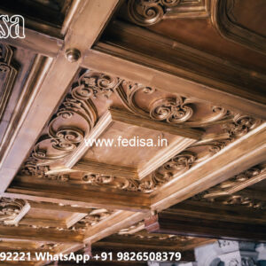 Wooden Ceiling Design Ceiling Design For Hall With 2 Fans No-5955