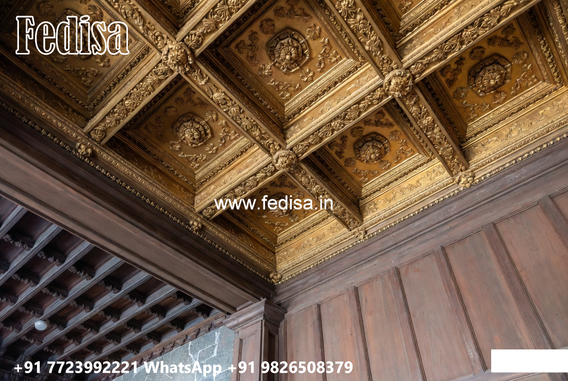 Wooden Ceiling Design Pop Gold Design No-5963
