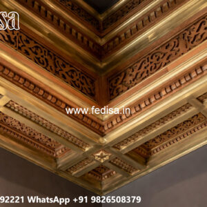 Wooden Ceiling Design Roof Design Pop Simple No-5975