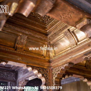 Wooden Ceiling Design Pop Design Small Hall No-5988