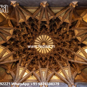 Wooden Ceiling Design Pop Round Ceiling Design No-6000