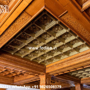 Wooden Ceiling Design Lobby Pop Design Simple No-6025