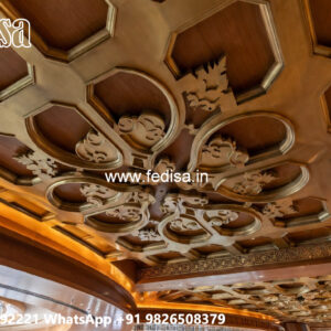 Wooden Ceiling Design Pop Phool Ka Design No-6028