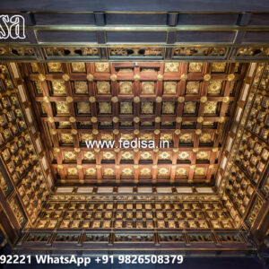 Wooden Ceiling Design Pop Design Plus Minus For Drawing Room No-6034