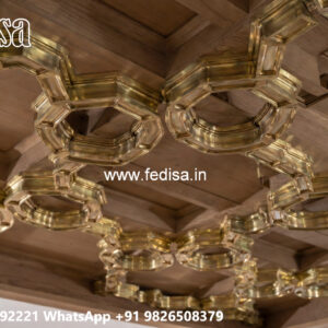 Wooden Ceiling Design Pop Design For Hall Color No-6072