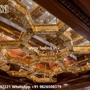 Wooden Ceiling Design Home Pop Design Color No-6081