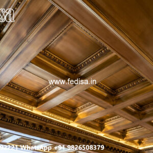 Wooden Ceiling Design Simple Pop Design Bedroom No-6094