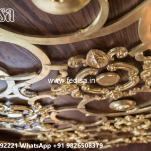 Wooden Ceiling Design Pop New Dizain No-6115