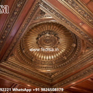 Wooden Ceiling Design Wood Color Paint For False Ceiling No-6125