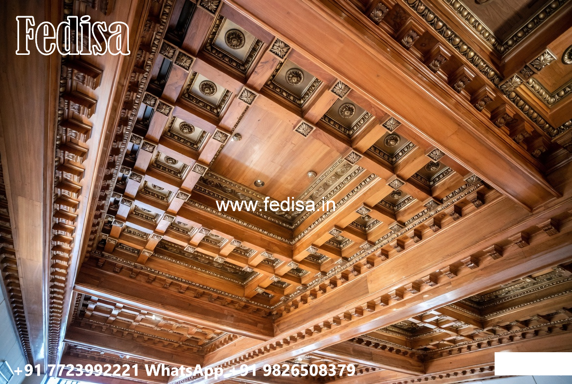 Wooden Ceiling Design Fall Ceiling Flower Design No-6134