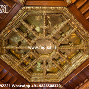 Wooden Ceiling Design Pop Design Type No-6162