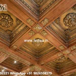 Wooden Ceiling Design Ceiling Design With Putty No-6169