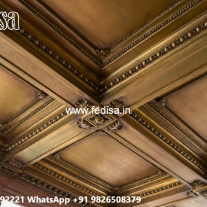 Wooden Ceiling Design Pop Murga Jali False Ceiling No-6183