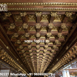 Wooden Ceiling Design Pop Wall Cladding No-6184