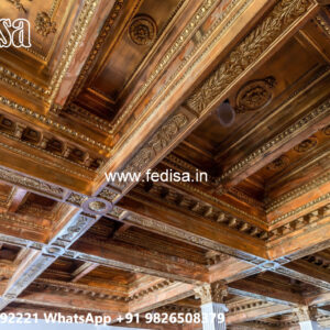 Wooden Ceiling Design Small House Pop Design No-6185