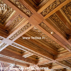 Wooden Ceiling Design Pop Ceiling Flower Color No-6189
