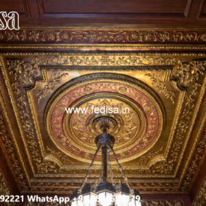 Wooden Ceiling Design Pop Full Patti Design No-6198