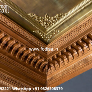 Wooden Ceiling Design Readymade Pop Design Near Me No-6200