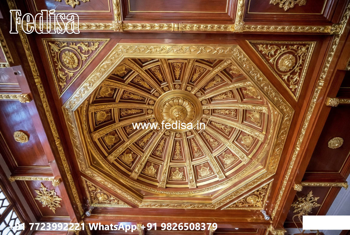 Wooden Ceiling Design Ceiling Design For 2 Fans No-6219