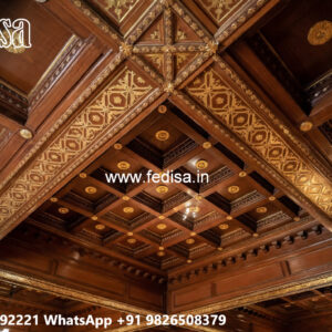 Wooden Ceiling Design Pop Design For Devghar No-6251