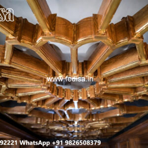 Wooden Ceiling Design Plus Minus Bathroom Design No-6290