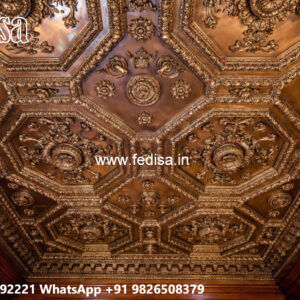 Wooden Ceiling Design Chhat Me Pop Ki Design No-6295