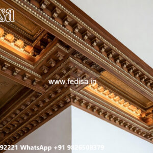 Wooden Ceiling Design Passage Design Pop No-6306