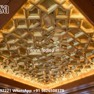 Wooden Ceiling Design Plus Minus Design Color No-6327