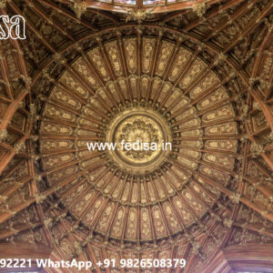 Wooden Ceiling Design Pop Design Color Full No-6333
