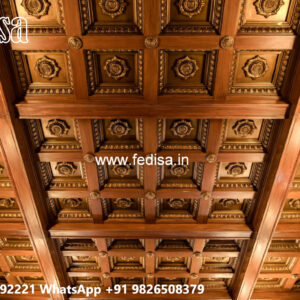 Wooden Ceiling Design False Ceiling Ring Design No-6338