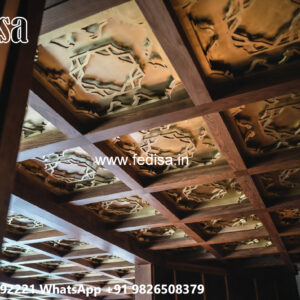 Wooden Ceiling Design Pop Design In Small Room No-6352