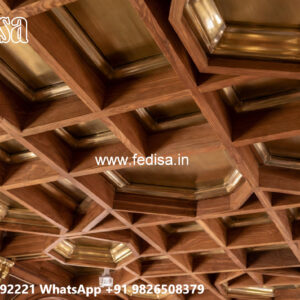 Wooden Ceiling Design Pop Bedroom Simple Design No-6367