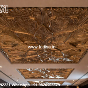 Wooden Ceiling Design Pop False Ceiling Design For Office No-6373