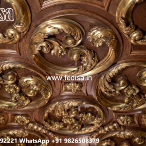 Wooden Ceiling Design Simple Pop Design Without False Ceiling No-6375