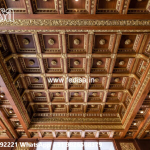 Wooden Ceiling Design Hard Pop Design No-6416