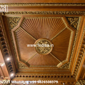 Wooden Ceiling Design Hall Cement Ceiling Design No-6427