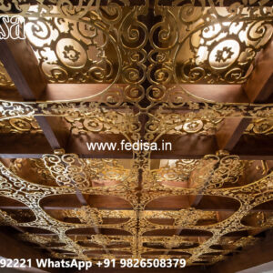 Wooden Ceiling Design Short Pop Design No-6444